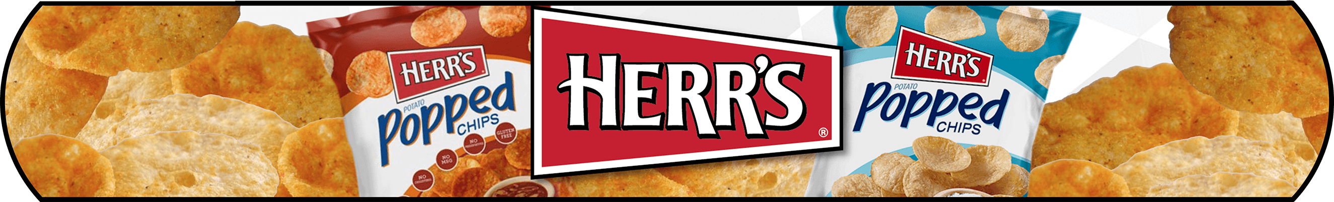 Herrs Popped Chips Banner